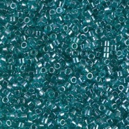 Miyuki delica Beads 11/0 - Transparent caribbean teal luster DB-1228